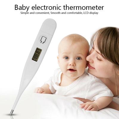 Thermomètre LCD numérique médical pour bébé adulte, thermomètre électronique souple et sans danger pour le corps