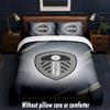 Set Biancheria da Letto Leeds United 1 Copripiumino + 2 Federe Morbido Traspirante Biancheria da Letto per la Casa