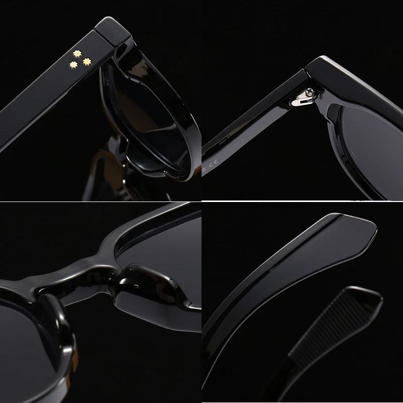 SHAUNA Retro Nagler Dame Square Solbriller Gradient Trending Men Shades UV400