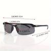 Unisex Sport Half-Frame Decorative Fashion Glasses Use for Fishing Outdoor Activities Great Gift for Men and Women