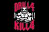 New Japan Pro-Wrestling T-Shirt "DRILLA KILLA" by Drilla Moloney, Size Small, 6407103469