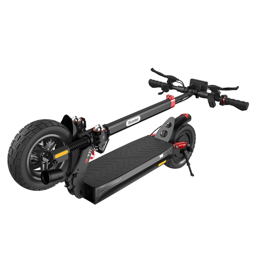iScooter IX4 10palcová skládací terénní elektrická koloběžka – 800W motor, dojezd 45 km, ovládání pomocí aplikace.(ŽÁDNÝ ABE)