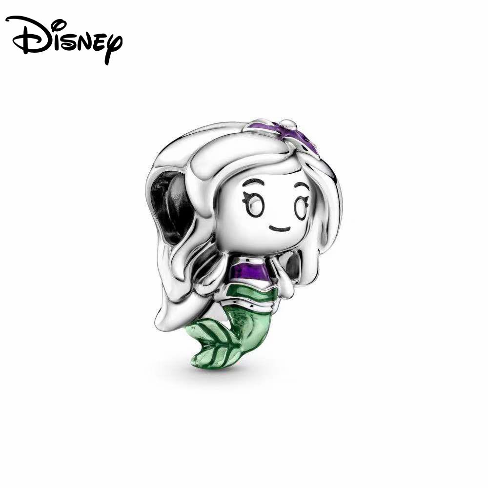 925 Silver Mermaid Series Boutique Charms Pendant Fit For Necklace Original Bracelet DIY Festival Women's Party Gifts