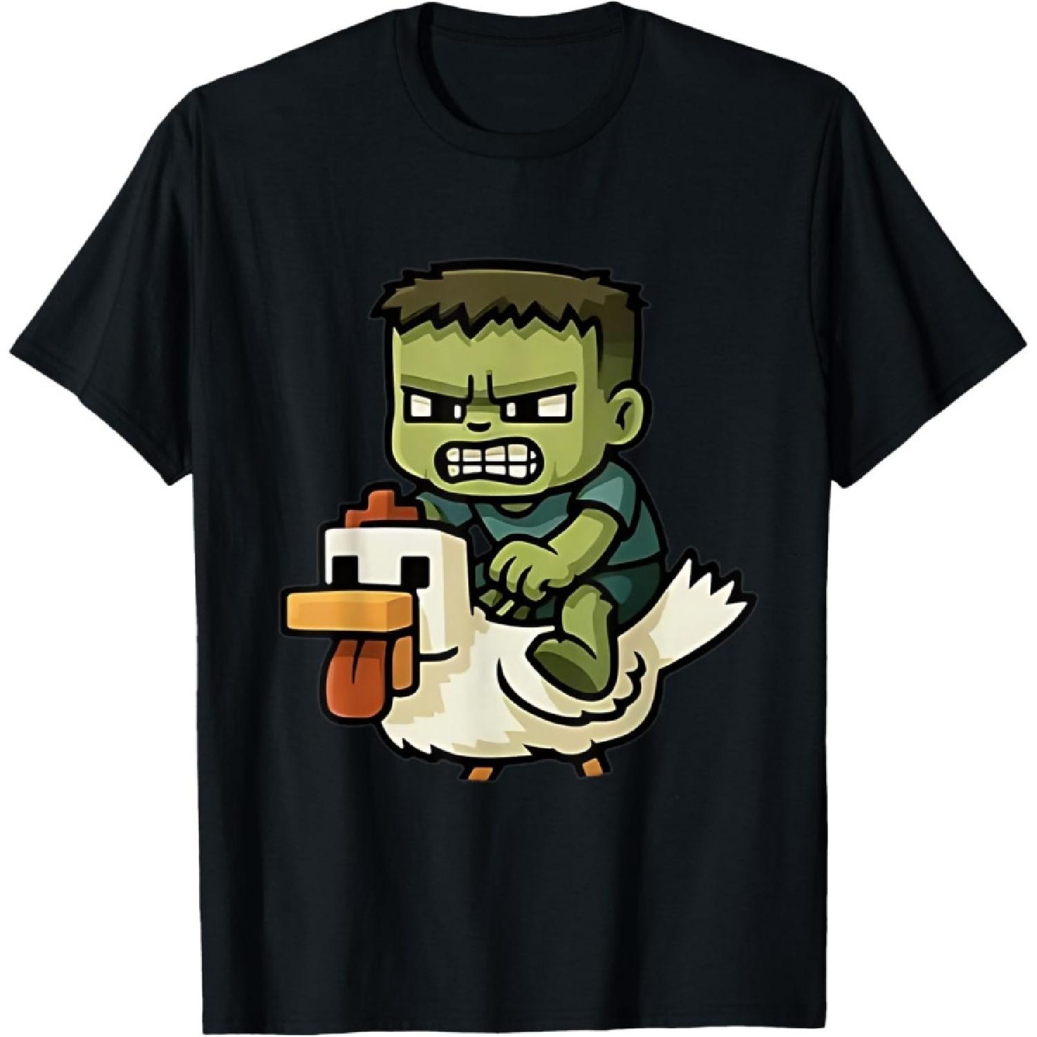 CwqlzXaiQwq Funny Chicken Design for Men Women Kids T-Shirt S