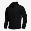 Men S Stand Collar Half Zip Long Sleeve Pullover Fleece Sweatshirt Casual