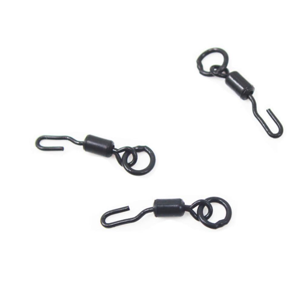 Quick Change Rig Tackle for Carp Rig Swivel Tackle Spinner Swivels for Ronnie Rig Spinner Rigs