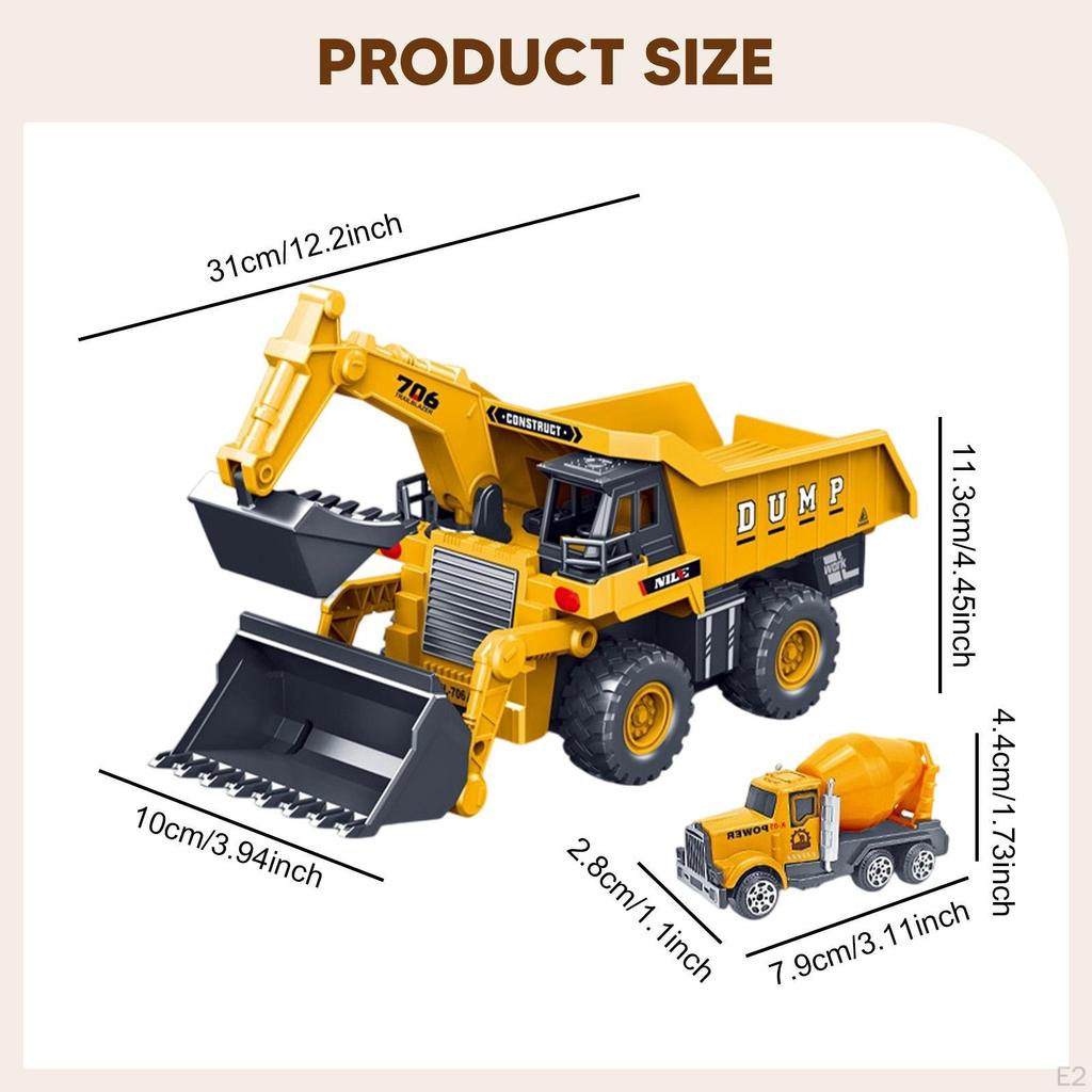 Construction Toy Engineering Digger Truck Car for Kids