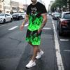 Men's Two-piece Sportswear Short Sleeved T-shirt and Shorts Set Running and Fitness Sportswear 2025 Summer Fashion New Item