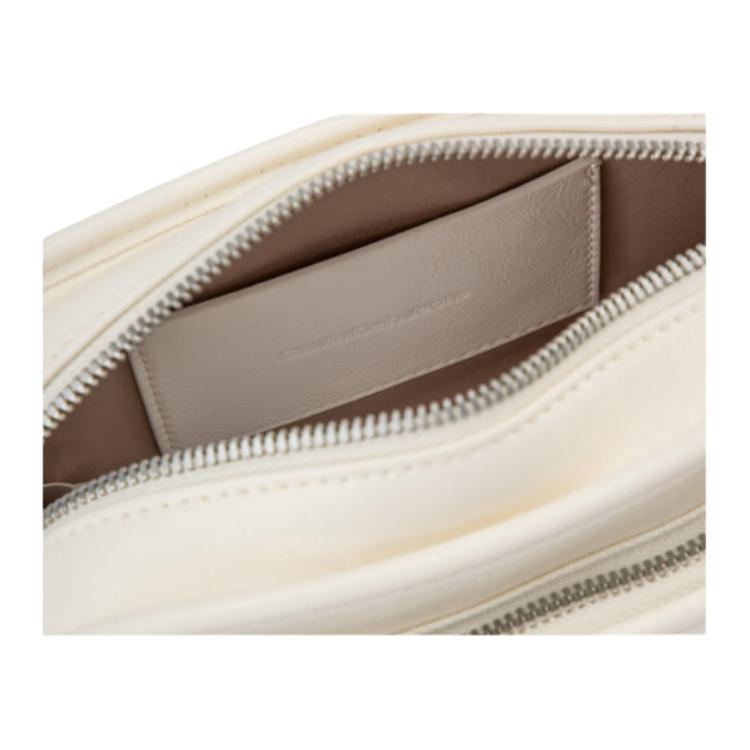 New CALVIN KLEIN SS25 Synthetic Material Crossbody Bag, Shoulder Bag Medium Women's Ivory 4K0005G-YAS