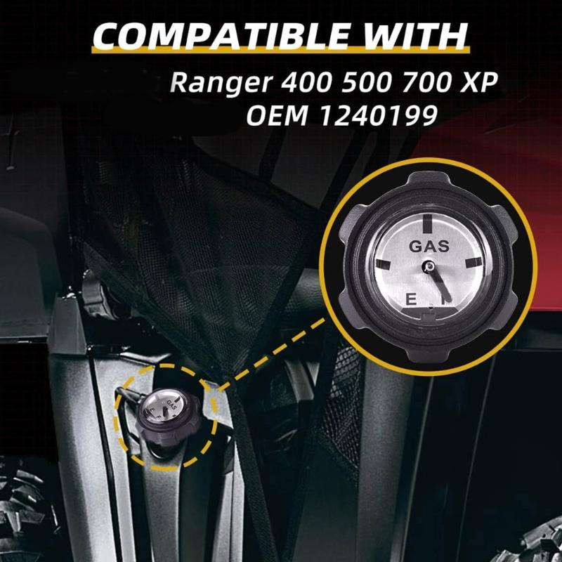 Waterproof Fuel Caps Fuel Gas Caps Fuel Guide Gauge Easy Installation Fuel Petrol Caps for 500 700
