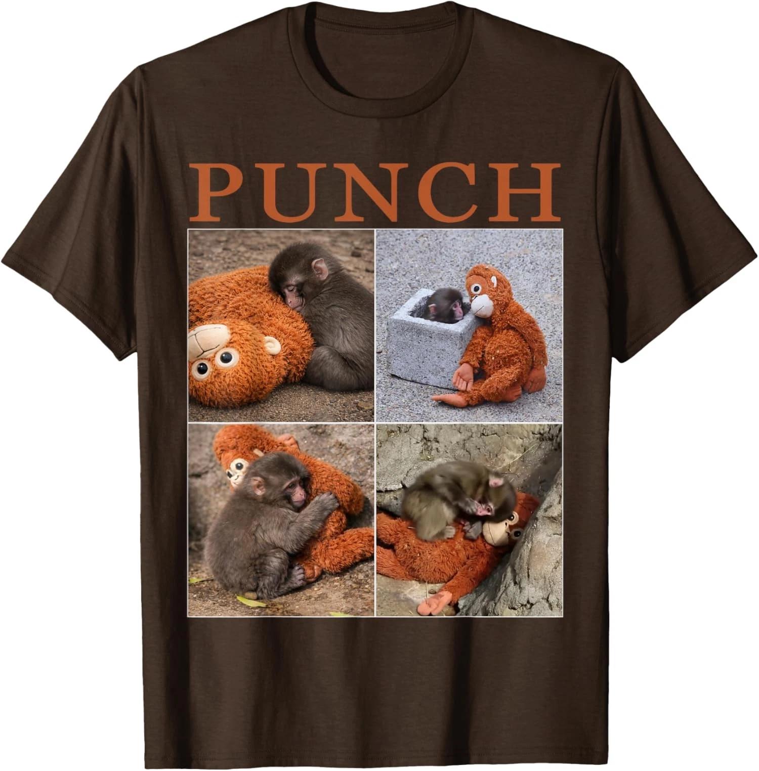 Team Monkey Punch Funny Graphic Design Unisex T-Shirt 4XL