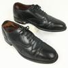 Vintage British BARKER Semi-Brogue Cap Toe Business Shoes Black Size 6.5G (Approx. 25.0cm) Men's