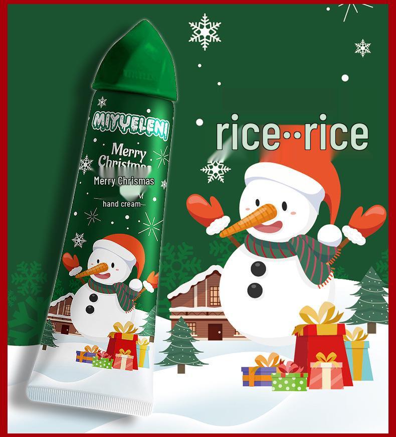 Mi Yue Le Ni Christmas Ice Cream Hand Cream 30g - Hydrating, Non-Greasy, Moisturizing, Refreshing Cone