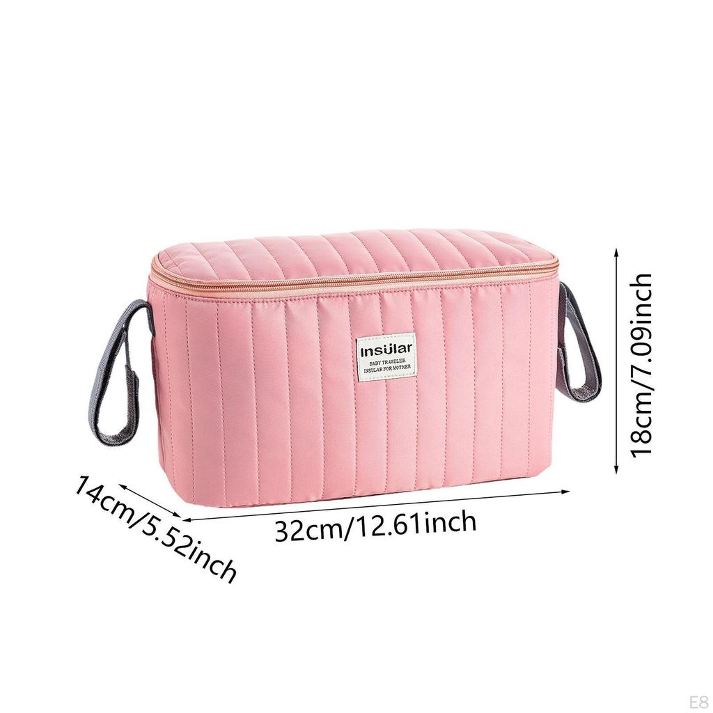 Baby Stroller Bag for Bottles, Snacks, And Diapers