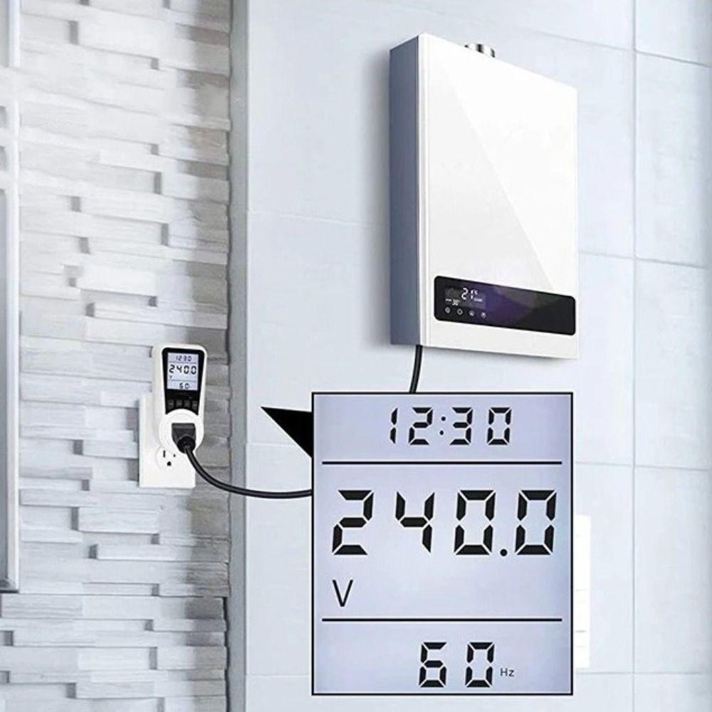 Digital Display Electrical Energy Monitor Socket Energy Monitor Electricity Consumption Monitoring