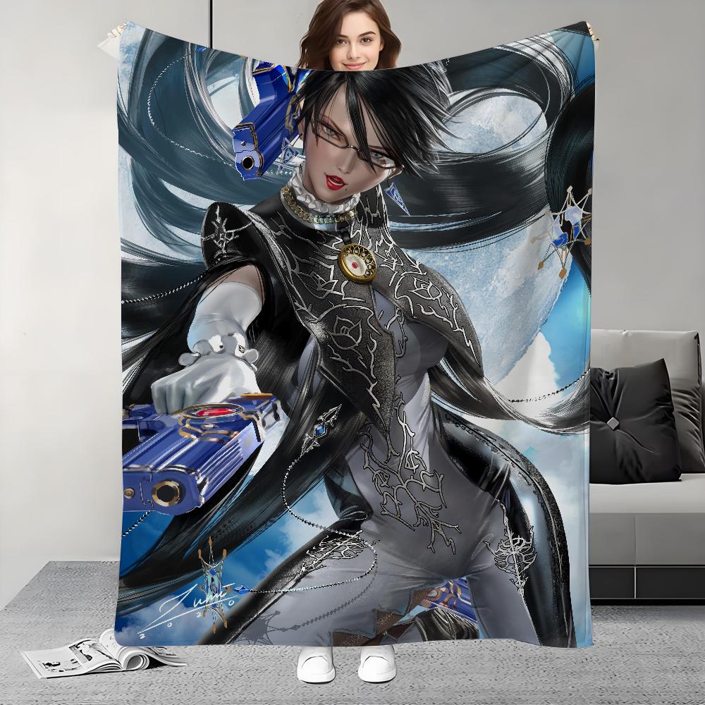 

Game B-Bayonetta 3 Blanket Design Lightweight For Dorms, Naps, Living Room, Office,Sofa,All-Season 75cmx90cm