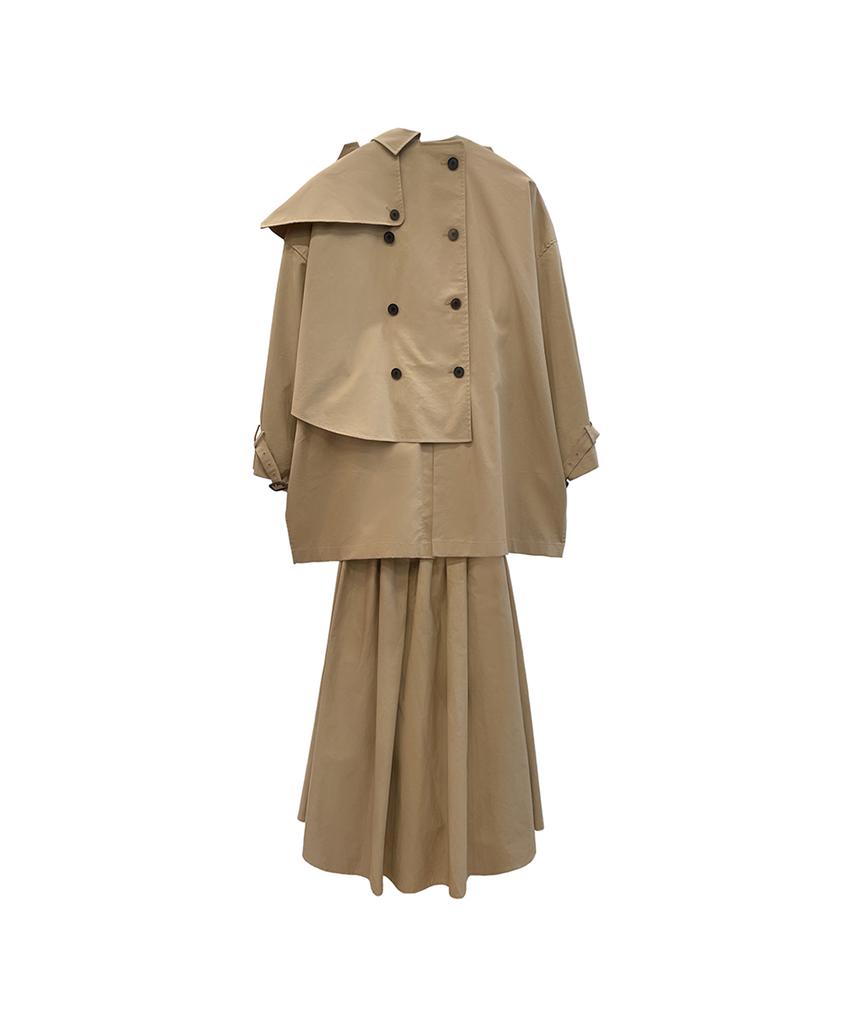 Meuameu Signature Trench Coat Dress