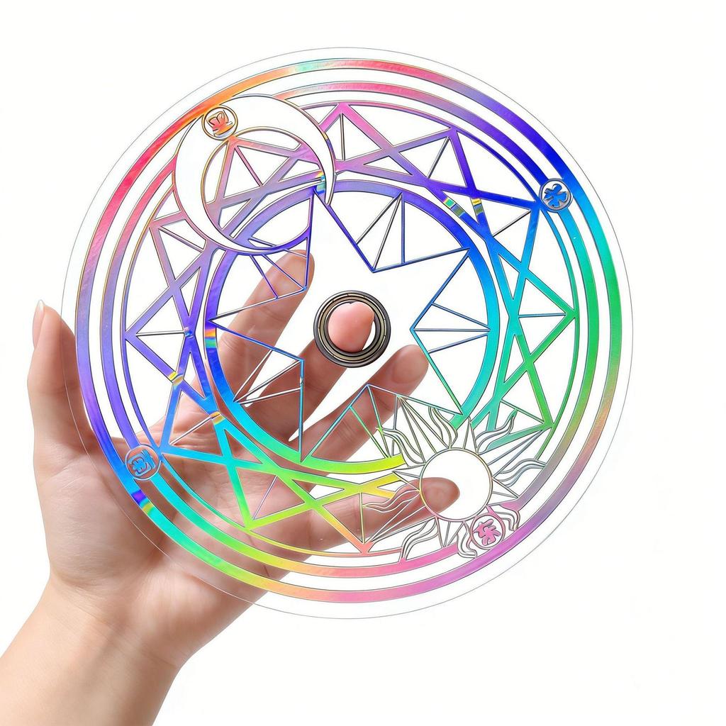 Cardcaptor Sakura Magic Circle Dance Turntable Prop - Creative Finger Dance Clow Card.