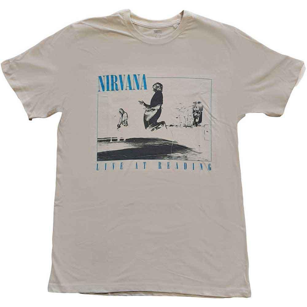 

26 Nirvana Live At Reading Licensed T-Shirt Men s- Unisex T-Shirt L