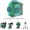 12 Line Laser Level 3D Green Light Auto Self Leveling 360 Rotary Measure Horizontal Vertical Cross Self-Leveling 635nm