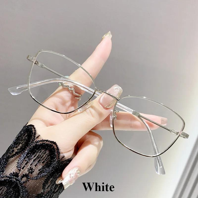 

Чоловіки та жінки мода котяче око готові окуляри для короткозорості унісекс синє світло блокування ближнього зору окуляри ультралегкі мінус діоптрій -3.0 сірий колір