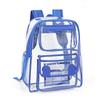 School bag Student PVC school bag Large capacity travel computer Cosmetics storage bag PVC transparent backpack