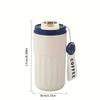 1pc Vintage Coffee Cup | Portable Insulated Travel Mug for Men and Women, 316 Stainless Steel Leakproof Lid, Keeps Drinks Hot or Cold for Hours