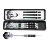 Set 3 Bucăți Darts Profesionali cu Vârf din Oțel Inoxidabil de 153 mm pentru Aruncat la Țintă cu 6 Bucăți Aripioare