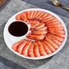 White Ceramic Divided Dumpling Plate