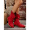 2025 Fall/Winter New Arrival Women's Versatile Martin Boots 5 Fashionable Suede Martin Boots