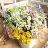 Bouquet Fake Silk 15 Heads Artificial Daisy Bedroom