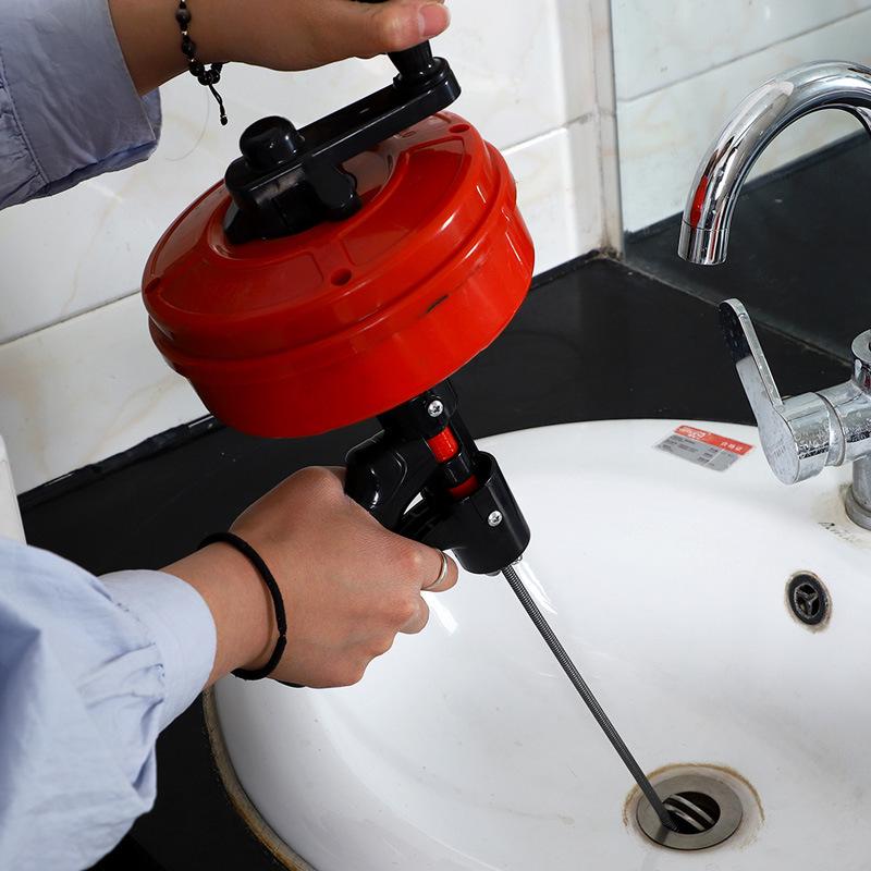 Electric Sewer Dredger: Clears Toilet, Kitchen, Bathroom, and Floor Drain Blockages.