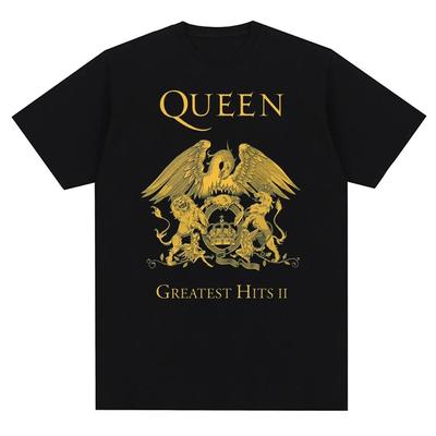 Streetwear Oblečení Vintage Queen Rock Music Band Letní trička Móda Unisex/Dámské Neformální Trička s krátkým rukávem 2024 Nové Unisex