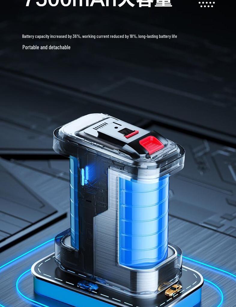 Cordless High-Pressure Car Wash Gun with Rechargeable Battery