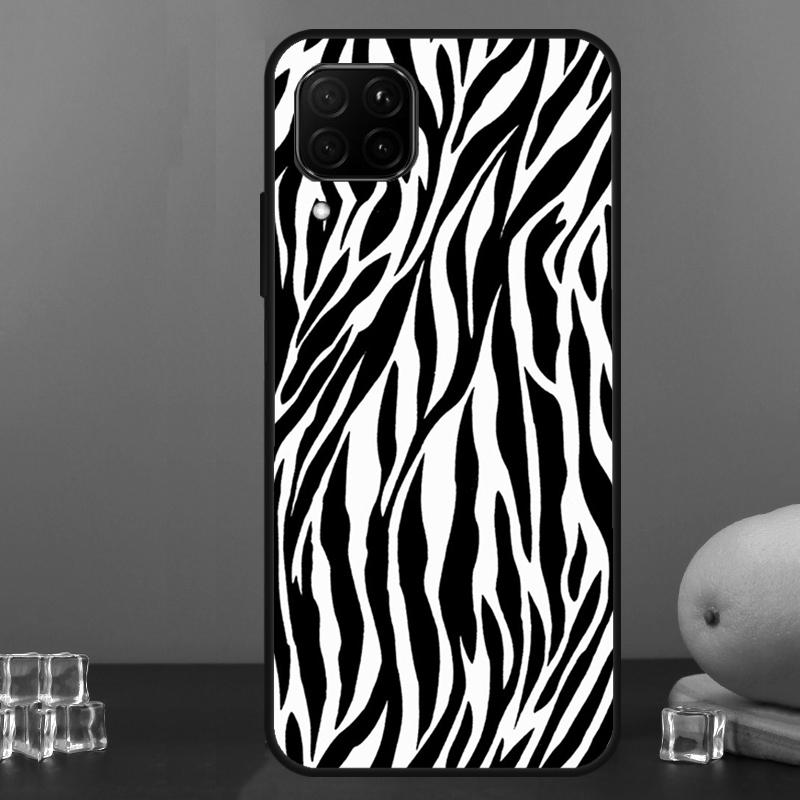Black White Zebra Stripe For Huawei Nova 12s 12i 11i 8i 9 10 SE Y91 Y90 Y60 Y70 Y72 Y61 P20 P40 Lite P30 P60 Pro Case