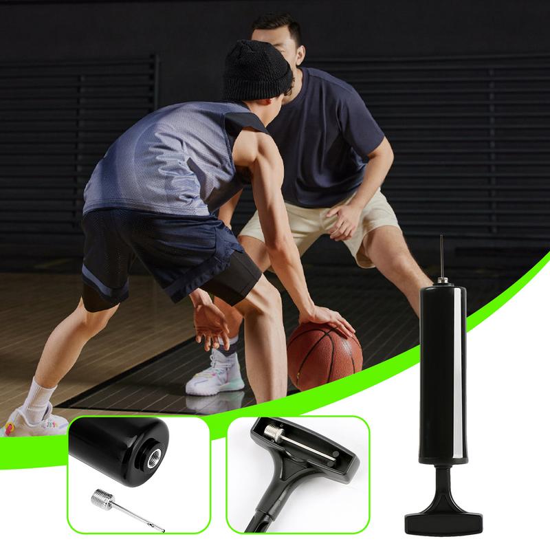 Basketball Pump Handheld Sports Ball Pump With Needle Inflator Tire Pump Soccer Ball Swimming Ring Beach Ball Inflatable
