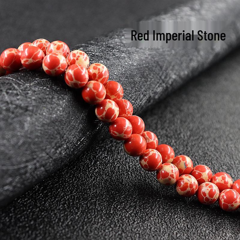 Emperor Stone Handmade Turquoise Natural Stone Beads - Round, Loose, Semi-finished Ornaments