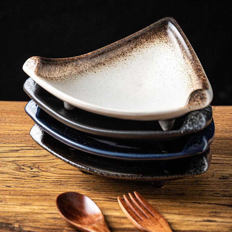 Featured Internet Celebrity Snack Plate Creative Japanese Ceramic Art Basket Restaurant Sushi Shop Tableware Fruit Plate