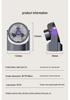 Portable High-Speed Leafless Smart Fan with Digital Display