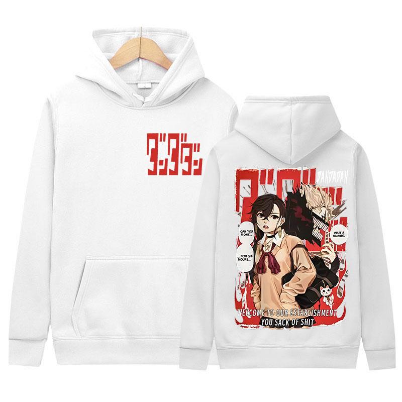 Japanese Anime Dandadan Okarun Graphic Hoody Men Women Casual Oversized Pullover Sweatshirt Fashion Harajuku Long Sleeve Hoodies