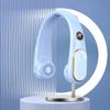2024 New Wearable Neck Fan Portable Rechargeable Cooling Fan Bladeless Neck Fan Portable Air Conditioner for Outdoor Office