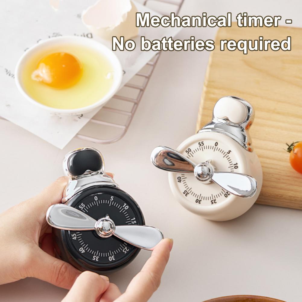 Timer Magnetici da Cucina Timer Meccanico Magnetico Timer Meccanico da Cucina Senza Batteria Retro Sveglia Conto alla Rovescia per Frigorifero