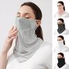Ice Silk Sunscreen Face Scarf Mesh Neck Wrap Cover Breathable Summer Mask  Fishing