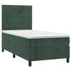 3143058 vidaXL Divan Bed with Mattress Dark Green 90x190 Cm