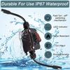 12V Power Switch with IP67 Waterproof Rating, 14AWG Cable with ON/Off Switch, Qu