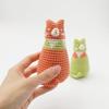 Raw Wool Itohenlab Knitting Kit #9-9 Sitting Cat