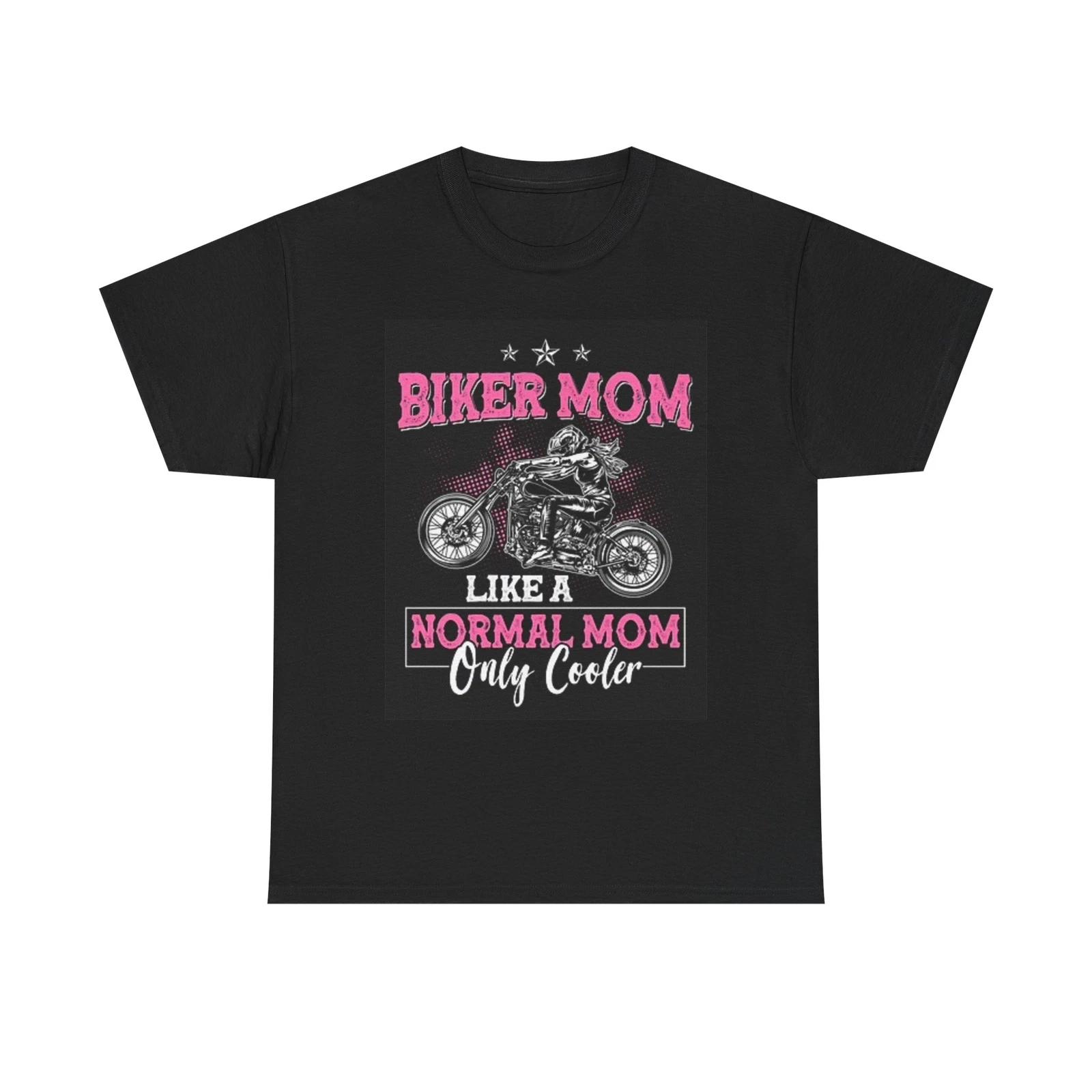 Men s and Women s T-shirts Biker Mom Graphic XL