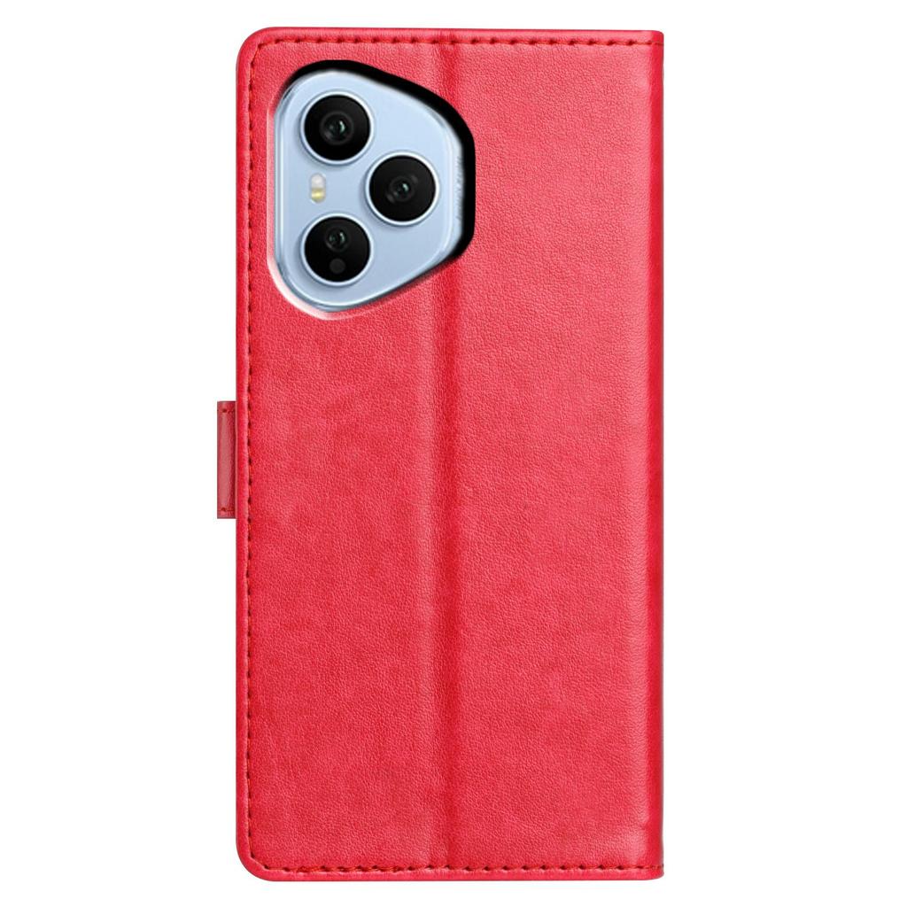 For Honor 400 Pro 5G (Global) Leather Case Wallet Stand Phone Cover with Handy Strap