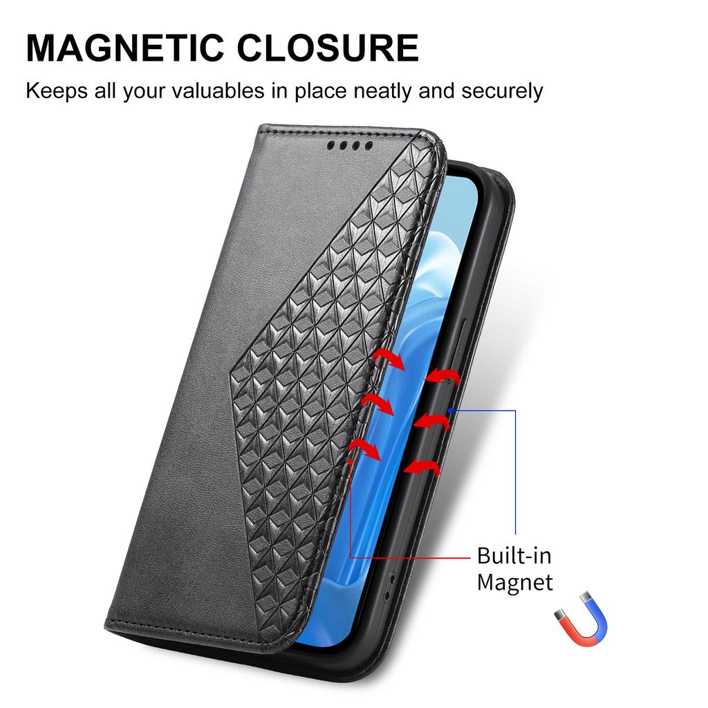 Für Samsung Galaxy M35 5G Hülle Kalbsledertextur PU-Leder Handyhülle mit Brieftasche