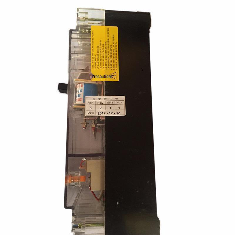 Delixi Transparent Plastic Shell Earth Leakage Circuit Breaker DZ20L-160A/250A/4300 with Earth Leakage Protection.